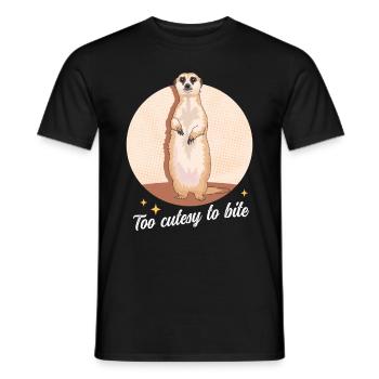 Suricate Cool drôle suricate cadeau - T-shirt homme - noir - Devant - AI Model Male 178 light (178cm)