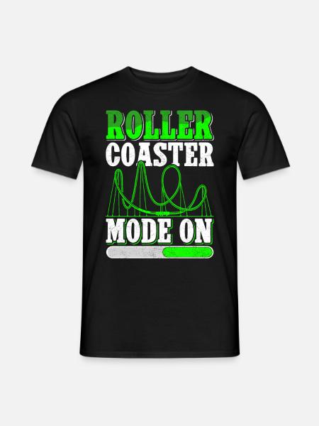 Roller Coaster Roller Coaster Gift - Men's T-Shirt - black