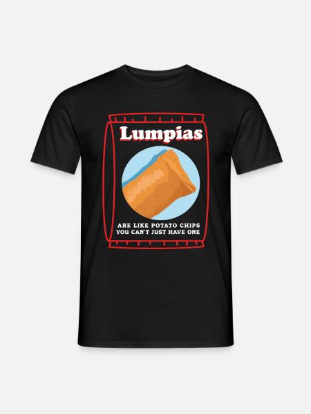 Lumpia Loempia Spring Rolls Gift - Men's T-Shirt - black
