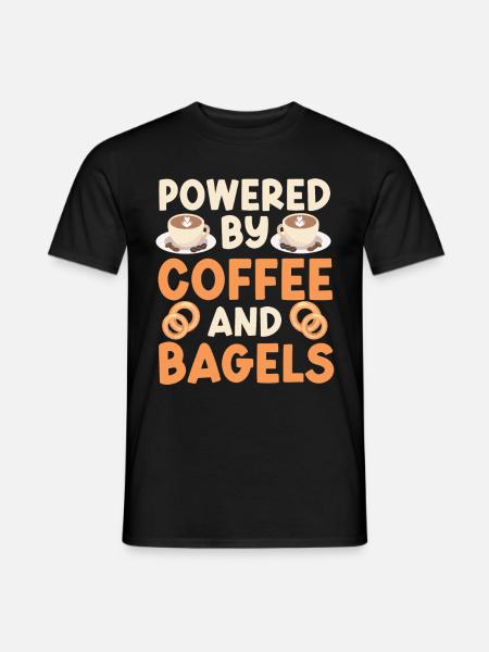 Bagel Gift Food Bagel - Men's T-Shirt - black