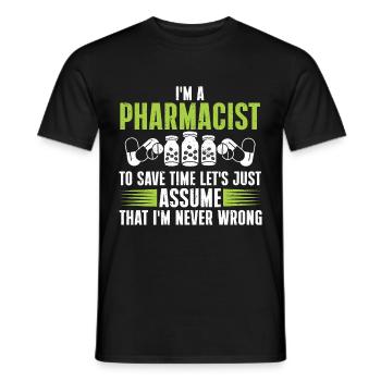Apotheker Abschluss Medizin Apotheke - Männer T-Shirt - Schwarz - Vorne - AI Model Male 178 light (178cm)