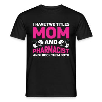 Apotheker Abschluss Medizin Apotheke - Männer T-Shirt - Schwarz - Vorne - AI Model Male 178 light (178cm)