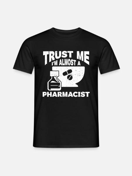 Pharmacist Degree Medicine Pharmacy - Men's T-Shirt - black