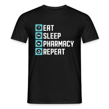 Apotheker Abschluss Medizin Apotheke - Männer T-Shirt - Schwarz - Vorne - AI Model Male 178 light (178cm)