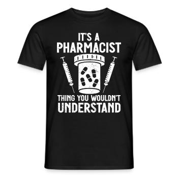 Apotheker Abschluss Medizin Apotheke - Männer T-Shirt - Schwarz - Vorne - AI Model Male 178 light (178cm)