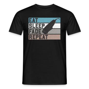 Hairdresser Gift For Hairdresser Salon Saying Hairdresser - Men's T-Shirt - black - Front - AI Model Male 178 light (178cm)