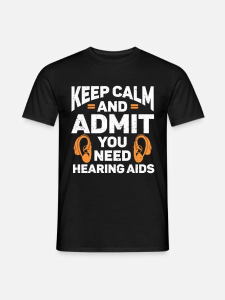 Audiology Audiologists - Men's T-Shirt - black