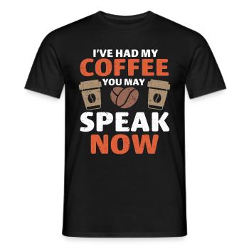 Barista Coffee - Men's T-Shirt - black - Front - AI Model Male 178 light (178cm)