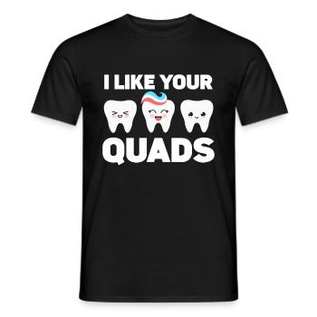 Dentist Student Degree Teeth Dentistry - Men's T-Shirt - black - Front - AI Model Male 178 light (178cm)