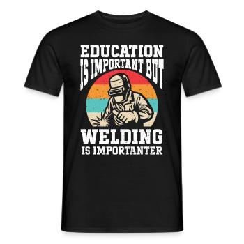 Soudure Dire Métallurgiste Soudeur Papa - T-shirt homme - noir - Devant - AI Model Male 178 light (178cm)