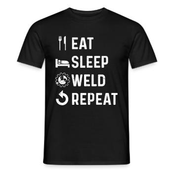 Soudure Dire Métallurgiste Soudeur Papa - T-shirt homme - noir - Devant - AI Model Male 178 light (178cm)