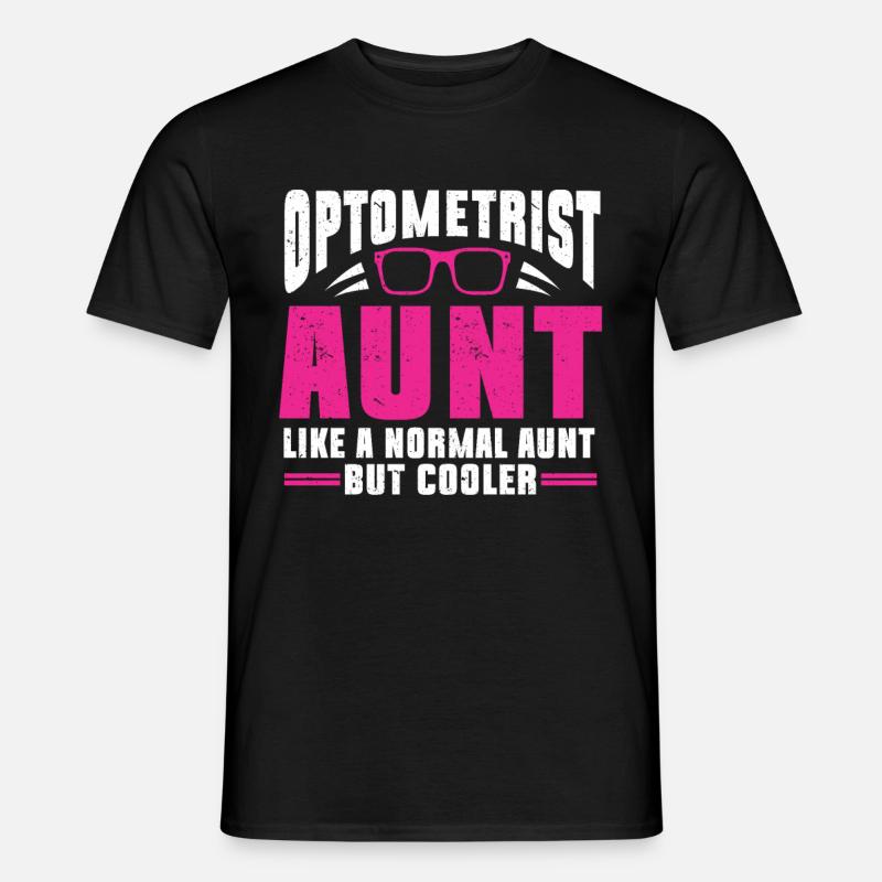 Optometrist Optiker Optometrie - Männer T-Shirt - Schwarz