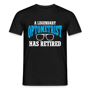 Optometrist Optiker Optometrie - Männer T-Shirt - Schwarz - Vorne - AI Model Male 178 light (178cm)