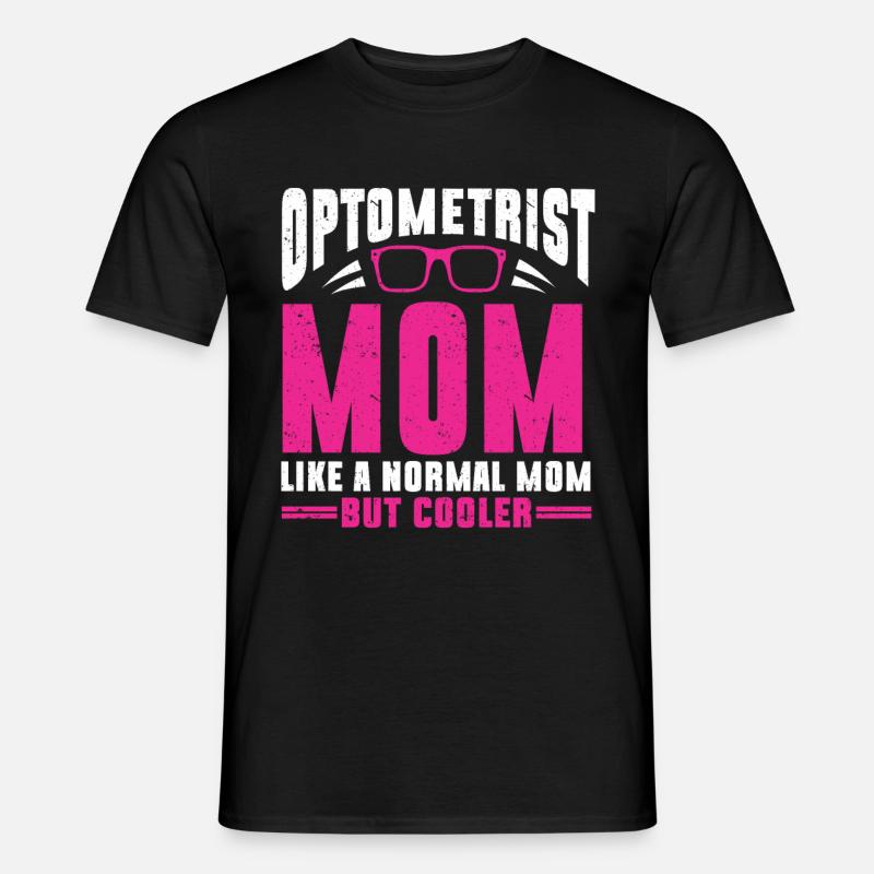 Optometrist Optiker Optometrie - Männer T-Shirt - Schwarz