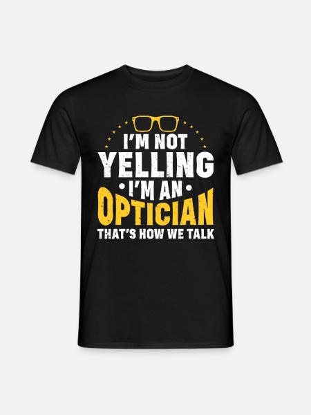 Optometrist Optometrist Optometry - Men's T-Shirt - black