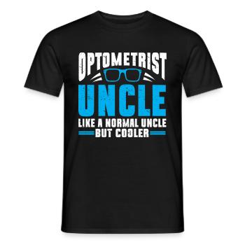 Optometrist Optiker Optometrie - Männer T-Shirt - Schwarz - Vorne - AI Model Male 178 light (178cm)
