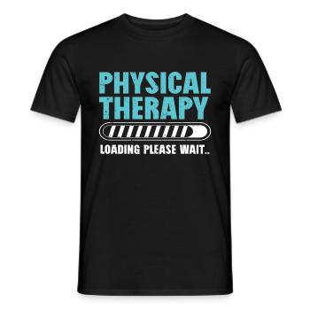 Physiotherapeut Physio Physiotherapie - Männer T-Shirt - Schwarz - Vorne - AI Model Male 178 light (178cm)