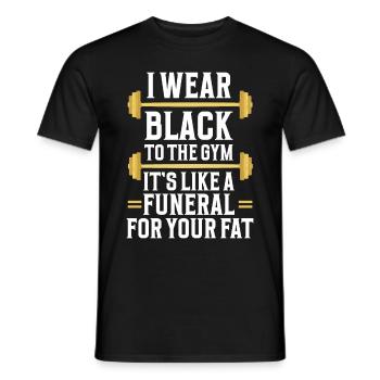 Entraîneur personnel Entraîneur Gym Workout Entraîneur de fitness - T-shirt homme - noir - Devant - AI Model Male 178 light (178cm)