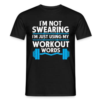 Personal Trainer Coach Gym Workout Fitness Trainer - Men's T-Shirt - black - Front - AI Model Male 178 light (178cm)