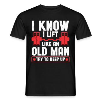 Personal Trainer Coach Gym Workout Fitness Trainer - Men's T-Shirt - black - Front - AI Model Male 178 light (178cm)