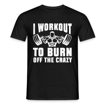 Personal Trainer Coach Gym Workout Fitness Trainer - Men's T-Shirt - black - Front - AI Model Male 178 light (178cm)