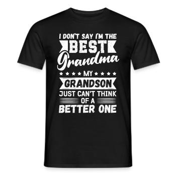 Oma Geschenke Geburtstag Muttertag - Männer T-Shirt - Schwarz - Vorne - AI Model Male 178 light (178cm)