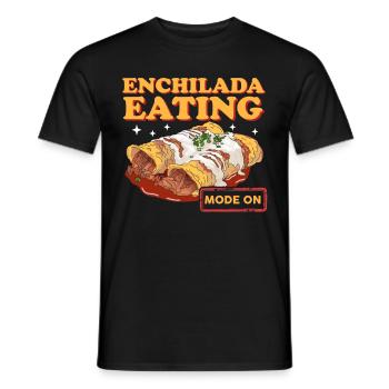 Enchilada Mexican Food Enchiladas Gift - Men's T-Shirt - black - Front - AI Model Male 178 light (178cm)