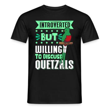 Quetzal Vögel Guatemala Vogel Geschenk - Männer T-Shirt - Schwarz - Vorne - AI Model Male 178 light (178cm)
