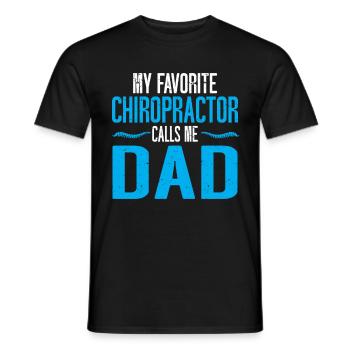 Chiropraktiker Chiropraktik - Männer T-Shirt - Schwarz - Vorne - AI Model Male 178 light (178cm)