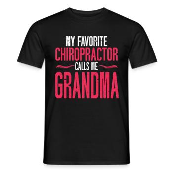 Chiropraktiker Chiropraktik - Männer T-Shirt - Schwarz - Vorne - AI Model Male 178 light (178cm)