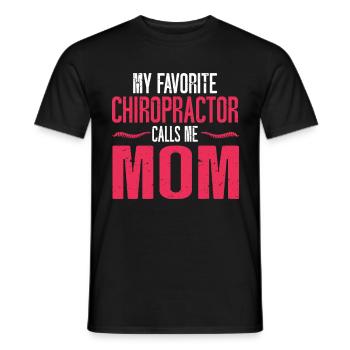 Chiropraktiker Chiropraktik - Männer T-Shirt - Schwarz - Vorne - AI Model Male 178 light (178cm)