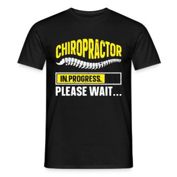 Chiropraktiker Chiropraktik - Männer T-Shirt - Schwarz - Vorne - AI Model Male 178 light (178cm)