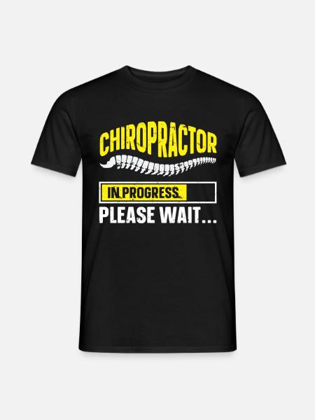 Chiropraktiker Chiropraktik - Männer T-Shirt - Schwarz