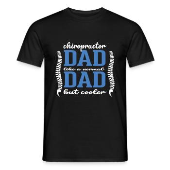 Chiropraktiker Chiropraktik - Männer T-Shirt - Schwarz - Vorne - AI Model Male 178 light (178cm)