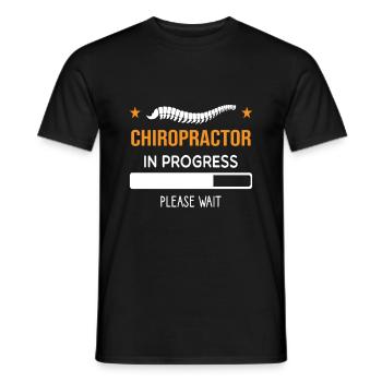 Chiropraticien Chiropratique - T-shirt homme - noir - Devant - AI Model Male 178 light (178cm)