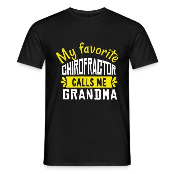 Chiropraktiker Chiropraktik - Männer T-Shirt - Schwarz - Vorne - AI Model Male 178 light (178cm)