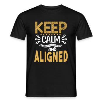 Chiropraktiker Chiropraktik - Männer T-Shirt - Schwarz - Vorne - AI Model Male 178 light (178cm)