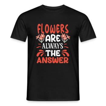 Floral Designer Floristry Floral Florist - Men's T-Shirt - black - Front - AI Model Male 178 light (178cm)