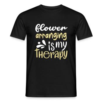 Floral Designer Floristry Floral Florist - Men's T-Shirt - black - Front - AI Model Male 178 light (178cm)