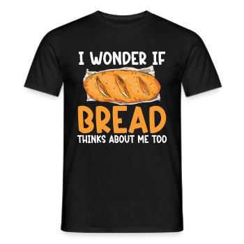 Cuisson Jeu de mots Cuire Cuisinier Chef Boulanger - T-shirt homme - noir - Devant - AI Model Male 178 light (178cm)