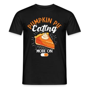 Pumpkin Pie Pumpkin Pie Gift - Men's T-Shirt - black - Front - AI Model Male 178 light (178cm)
