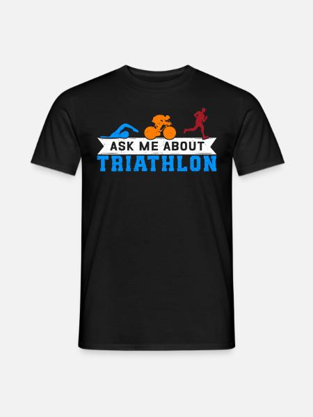 Triathlon Triathletes Triathlete Athlete Gift - Men's T-Shirt - black