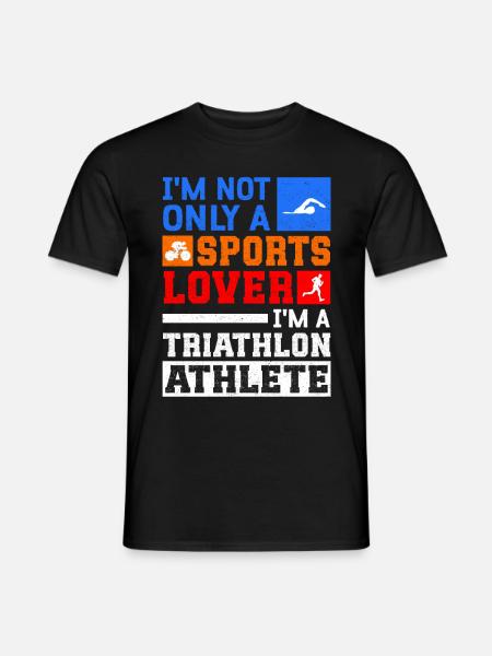 Triathlon Athletes Triathletes Triathlete Gift - Men's T-Shirt - black
