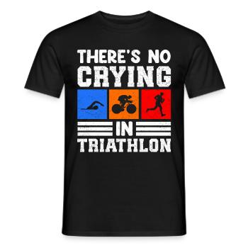 Triathlon Sports Triathlete Triathlete Gift - Men's T-Shirt - black - Front - AI Model Male 178 light (178cm)