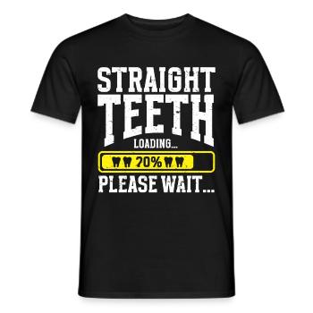 Orthodontiste Orthodontie Dentaire - T-shirt homme - noir - Devant - AI Model Male 178 light (178cm)