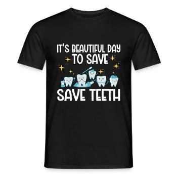 Orthodontiste Orthodontie Dentaire - T-shirt homme - noir - Devant - AI Model Male 178 light (178cm)