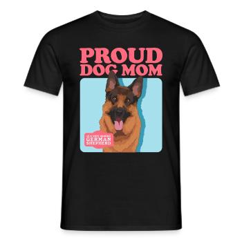 Berger allemand maman berger allemand cadeau - T-shirt homme - noir - Devant - AI Model Male 178 light (178cm)