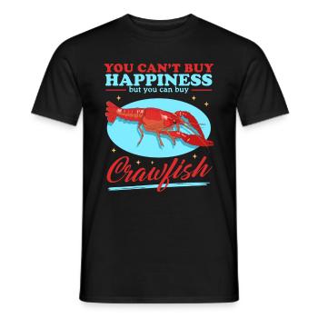Flusskrebs Edelkrebs Meeresfrüchte Geschenk - Männer T-Shirt - Schwarz - Vorne - AI Model Male 178 light (178cm)