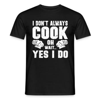 Chef Chef de cuisine - T-shirt homme - noir - Devant - AI Model Male 178 light (178cm)