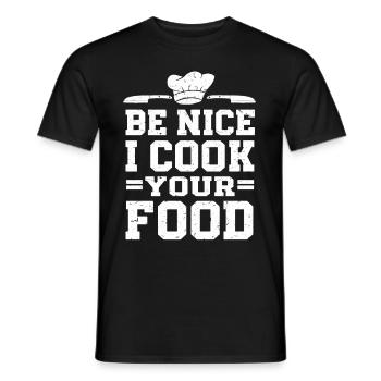 Chefkoch Küche Koch - Männer T-Shirt - Schwarz - Vorne - AI Model Male 178 light (178cm)